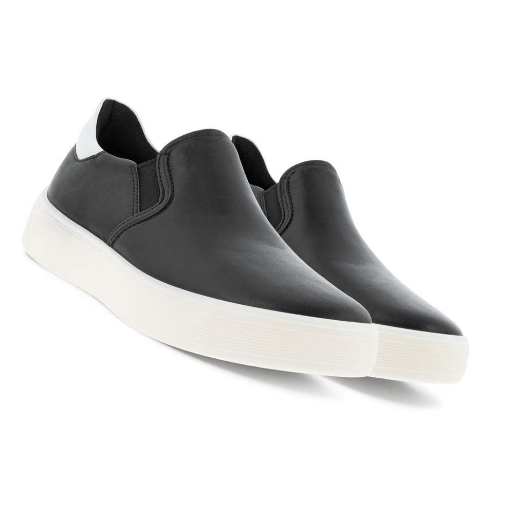 Women's Ecco Street Tray W Slip-on Casual Shoes Black | Canada 93BEX